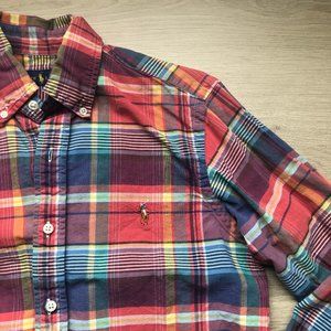 Ralph Lauren Multicolor Plaid Button Down Shirt